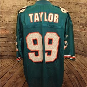 Men's XL Miami Dolphins Reebok Jersey #99 Taylor